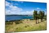 View over a Bay in Chiloe, Chile, South America-Michael Runkel-Mounted Photographic Print