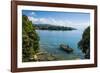 View over a Canoe on Nkhata Bay, Lake Malawi, Malawi, Africa-Michael Runkel-Framed Photographic Print