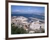 View Over Airport and Europort, Gibraltar, Mediterranean-Michael Jenner-Framed Photographic Print