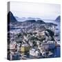 View Over Alesund, More Og Romsdal, Norway, Scandinavia, Europe-Geoff Renner-Stretched Canvas