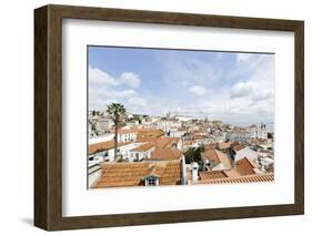 View over Alfama District and SŽ Cathedral-Axel Schmies-Framed Photographic Print