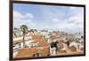 View over Alfama District and SŽ Cathedral-Axel Schmies-Framed Photographic Print