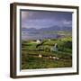 View over Allihies and Ballydonegan Bay, Beara Peninsula, County Cork, Munster, Republic of Ireland-Stuart Black-Framed Premium Photographic Print