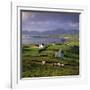 View over Allihies and Ballydonegan Bay, Beara Peninsula, County Cork, Munster, Republic of Ireland-Stuart Black-Framed Premium Photographic Print