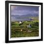 View over Allihies and Ballydonegan Bay, Beara Peninsula, County Cork, Munster, Republic of Ireland-Stuart Black-Framed Premium Photographic Print