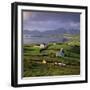 View over Allihies and Ballydonegan Bay, Beara Peninsula, County Cork, Munster, Republic of Ireland-Stuart Black-Framed Photographic Print