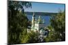 View over an Orthodox Church and the Volga River, Plyos, Golden Ring, Russia, Europe-Michael Runkel-Mounted Photographic Print