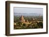 View over Ancient Temples from Shwesandaw Temple-Stuart Black-Framed Photographic Print