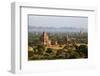 View over Ancient Temples from Shwesandaw Temple-Stuart Black-Framed Photographic Print