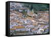 View Over Angra Do Heroismo, Island of Terceira, Azores, Portugal, Atlantic Ocean-J P De Manne-Framed Stretched Canvas