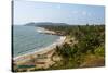 View over Anjuna Beach, Goa, India, Asia-Yadid Levy-Stretched Canvas