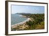 View over Anjuna Beach, Goa, India, Asia-Yadid Levy-Framed Photographic Print