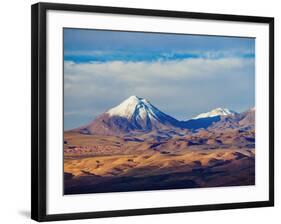 View over Atacama Desert towards the Cerro Colorado, San Pedro de Atacama, Antofagasta Region, Chil-Karol Kozlowski-Framed Photographic Print