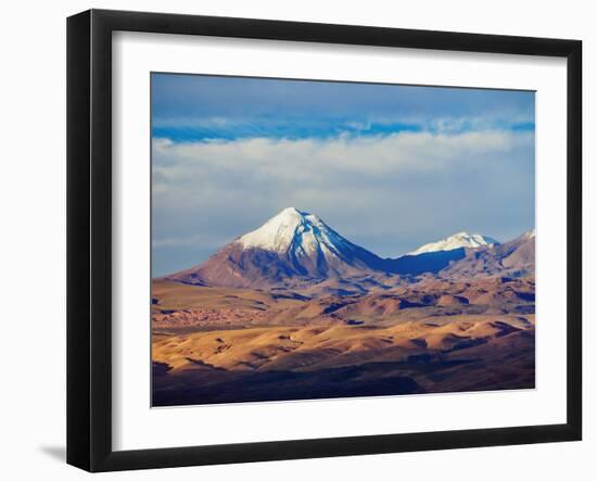 View over Atacama Desert towards the Cerro Colorado, San Pedro de Atacama, Antofagasta Region, Chil-Karol Kozlowski-Framed Photographic Print