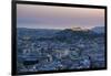 View over Athens and The Acropolis at sunset from Likavitos Hill, Athens, Attica Region, Greece-Matthew Williams-Ellis-Framed Photographic Print