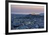 View over Athens and The Acropolis at sunset from Likavitos Hill, Athens, Attica Region, Greece-Matthew Williams-Ellis-Framed Photographic Print