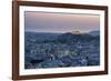 View over Athens and The Acropolis at sunset from Likavitos Hill, Athens, Attica Region, Greece-Matthew Williams-Ellis-Framed Photographic Print