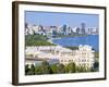 View Over Baku Bay, Baku, Azerbaijan, Central Asia, Asia-Michael Runkel-Framed Photographic Print