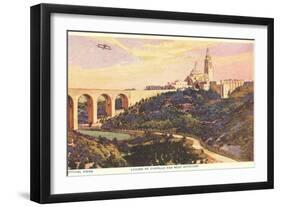 View over Balboa Park, San Diego, California-null-Framed Art Print
