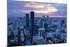 View over Bangkok at Sunset from the Vertigo Bar on the Roof the Banyan Tree Hotel-Lee Frost-Mounted Photographic Print