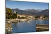 View over Baveno Town, Lake Maggiore, Italian Lakes, Piedmont, Italy, Europe-Yadid Levy-Mounted Photographic Print