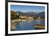 View over Baveno Town, Lake Maggiore, Italian Lakes, Piedmont, Italy, Europe-Yadid Levy-Framed Photographic Print