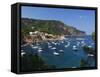 View over Bay, Aiguablava, Near Begur, Costa Brava, Catalonia, Spain, Mediterranean, Europe-Stuart Black-Framed Stretched Canvas