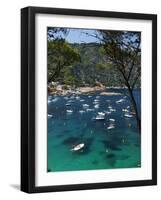 View over Bay, Aiguablava, Near Begur, Costa Brava, Catalonia, Spain, Mediterranean, Europe-Stuart Black-Framed Photographic Print