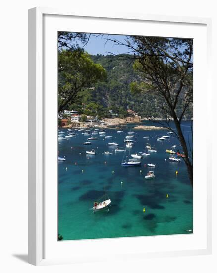 View over Bay, Aiguablava, Near Begur, Costa Brava, Catalonia, Spain, Mediterranean, Europe-Stuart Black-Framed Photographic Print