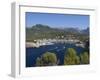 View over Bay and Harbour, Port De Soller, Mallorca (Majorca), Balearic Islands, Spain, Mediterrane-Stuart Black-Framed Photographic Print