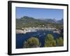 View over Bay and Harbour, Port De Soller, Mallorca (Majorca), Balearic Islands, Spain, Mediterrane-Stuart Black-Framed Photographic Print