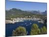 View over Bay and Harbour, Port De Soller, Mallorca (Majorca), Balearic Islands, Spain, Mediterrane-Stuart Black-Mounted Photographic Print