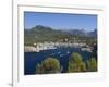 View over Bay and Harbour, Port De Soller, Mallorca (Majorca), Balearic Islands, Spain, Mediterrane-Stuart Black-Framed Photographic Print