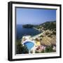 View over Bay, Kalami, North East Coast, Corfu, Ionian Islands, Greek Islands, Greece-Stuart Black-Framed Photographic Print