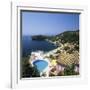 View over Bay, Kalami, North East Coast, Corfu, Ionian Islands, Greek Islands, Greece-Stuart Black-Framed Photographic Print