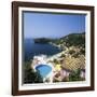 View over Bay, Kalami, North East Coast, Corfu, Ionian Islands, Greek Islands, Greece-Stuart Black-Framed Photographic Print