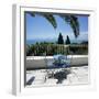 View over Bay of Tunis from Terrace of Dar Said Hotel, Sidi Bou Said, Tunisia, North Africa, Africa-Stuart Black-Framed Photographic Print