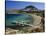 View over Beach and Castle, Lindos, Rhodes Island, Dodecanese Islands, Greek Islands, Greece-Stuart Black-Stretched Canvas