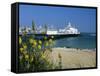 View over Beach and Pier, Eastbourne, East Sussex, England, United Kingdom, Europe-Stuart Black-Framed Stretched Canvas