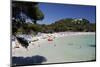 View over Beach, Cala Galdana, Menorca, Balearic Islands, Spain, Mediterranean-Stuart Black-Mounted Photographic Print