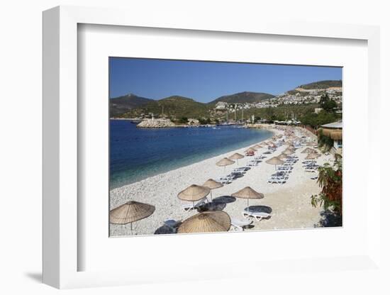 View over Beach, Kalkan, Lycia-Stuart Black-Framed Photographic Print