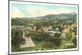 View over Bishops Lodge, Santa Fe, New Mexico-null-Mounted Art Print