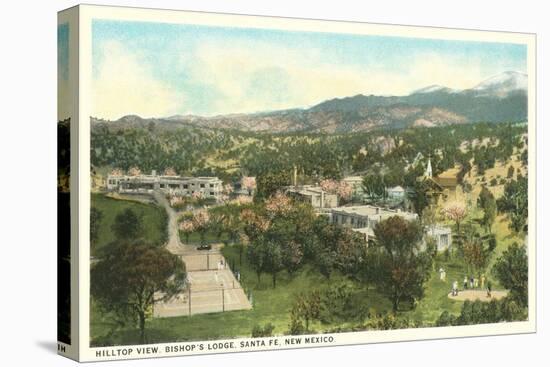 View over Bishops Lodge, Santa Fe, New Mexico-null-Stretched Canvas