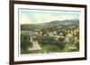 View over Bishops Lodge, Santa Fe, New Mexico-null-Framed Premium Giclee Print