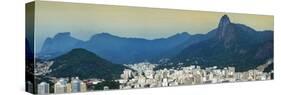 View over Botafogo and the Corcovado from the Sugar Loaf Mountain-Gabrielle and Michael Therin-Weise-Stretched Canvas