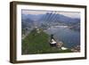 View over Botafogo and the Corcovado from the Sugar Loaf Mountain-Gabrielle and Michael Therin-Weise-Framed Photographic Print