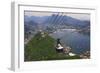 View over Botafogo and the Corcovado from the Sugar Loaf Mountain-Gabrielle and Michael Therin-Weise-Framed Photographic Print