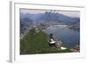 View over Botafogo and the Corcovado from the Sugar Loaf Mountain-Gabrielle and Michael Therin-Weise-Framed Photographic Print