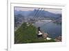 View over Botafogo and the Corcovado from the Sugar Loaf Mountain-Gabrielle and Michael Therin-Weise-Framed Photographic Print