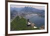 View over Botafogo and the Corcovado from the Sugar Loaf Mountain-Gabrielle and Michael Therin-Weise-Framed Photographic Print